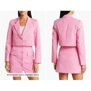 NWT DEREK LAM Courtney Cropped Blazer Size 16